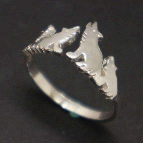 Bague Loup Esprit (Acier)