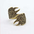 Bague Loup Griffe (Acier)