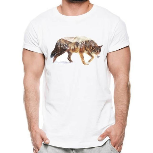 T-Shirt Loup Créatif
