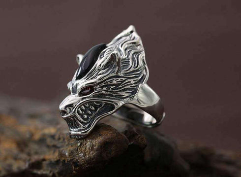Bague Loup Maudite (Argent)