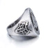 Bague Loup Pyramide (Acier)