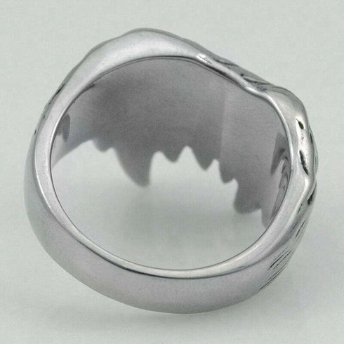 Bague Loup Dent de Loup (Acier)