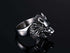 Bague Loup Solitaire (Acier)