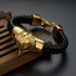 Bracelet Loup Signification de Luxe (Or)