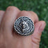 Bague Loup Homme Argent