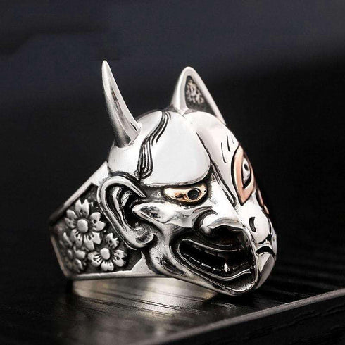 Bague Loup Japonais (Argent)
