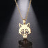 Collier Loup Minimaliste Femme