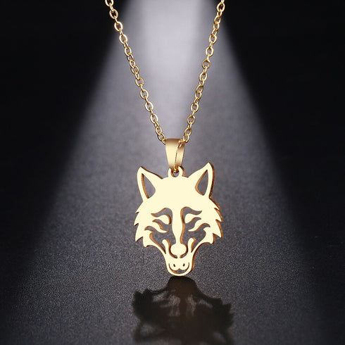 Collier Loup Minimaliste Femme