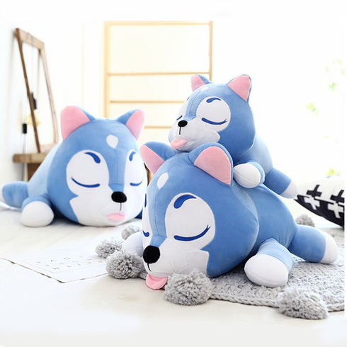 Peluche Loup Bleu