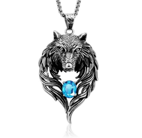 Collier Loup en Argent