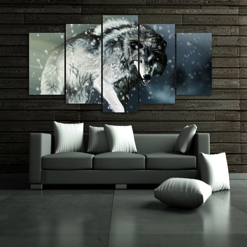 Tableau Loup Arctique