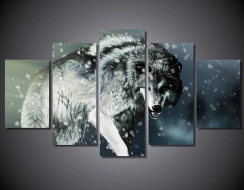 Tableau Loup Arctique