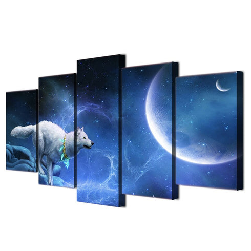 Tableau Loup Impression