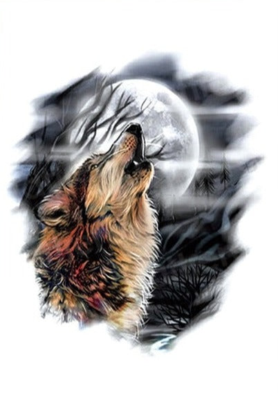 Tatouage Loup Meute Hurlant