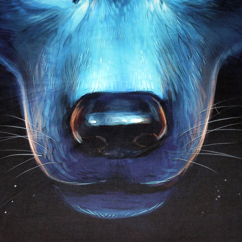 Housse de Couette Loup Lunaire