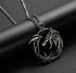Collier Loup en Acier