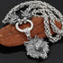 Collier Loup Homme (Argent)