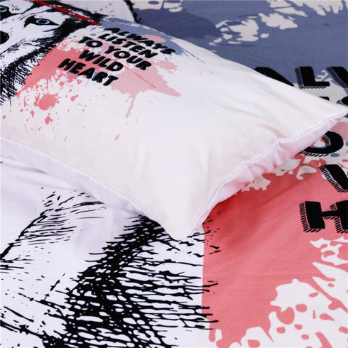 Housse de Couette Loup Tribal