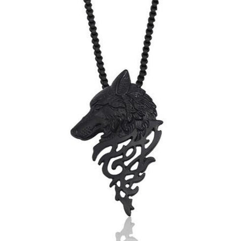 Collier de Loup à Flamme (Acier)
