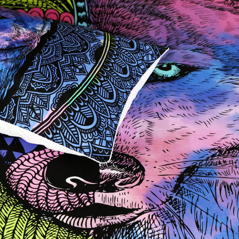 Housse de Couette Loup Motif