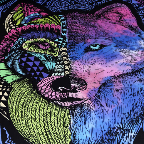 Housse de Couette Loup Motif