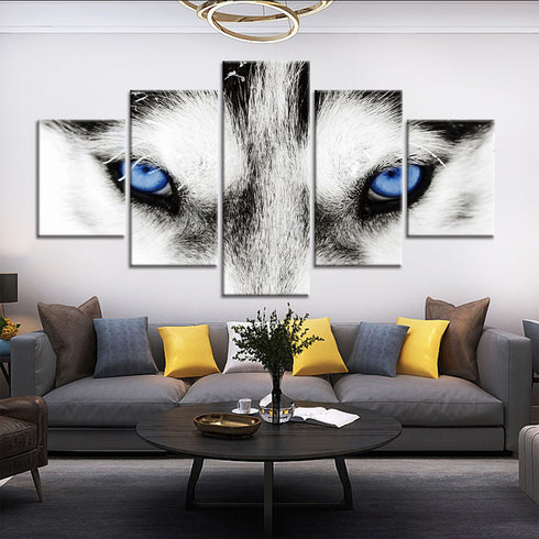 Tableau Loup Yeux de Loup