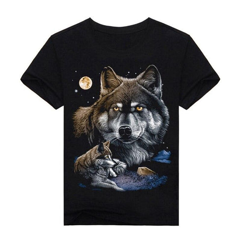 T-Shirt Loup Homme