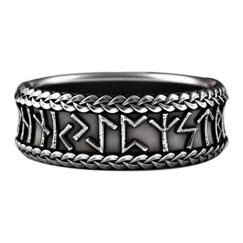 Bague Loup Classique (Acier)