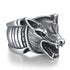 Bague Loup Homme (Argent)