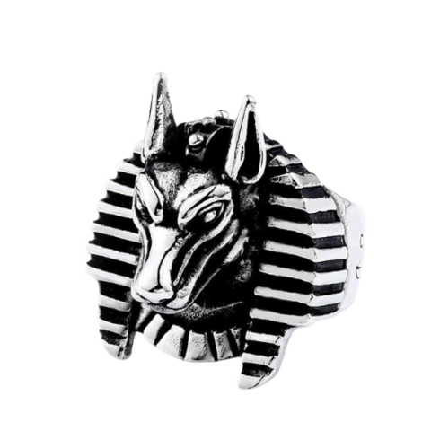 Bague Loup Pharaon (Acier)