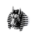Bague Loup Pharaon (Acier)