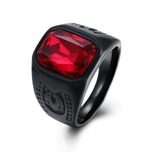 Bague Loup Rubis