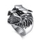 Bague Loup Solitaire (Acier)