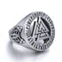 Bague Loup Pyramide (Acier)