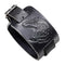 Bracelet Loup Cuir Noir