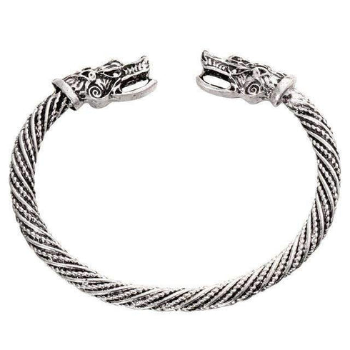 Bracelet Tête de Loup (Acier)