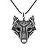 Collier Loup Égyptien (Acier)