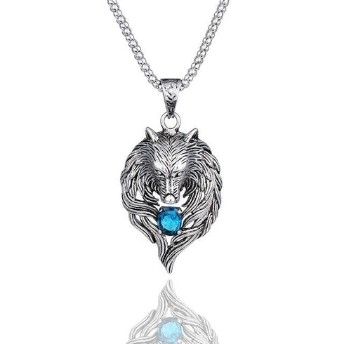 Collier Loup en Argent