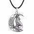Collier Loup Lune (Acier)