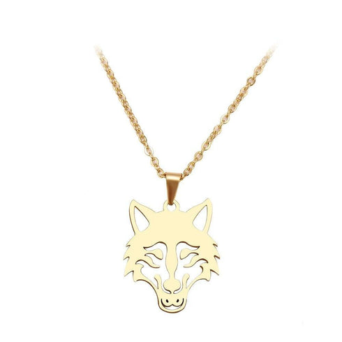 Collier Loup Minimaliste Femme