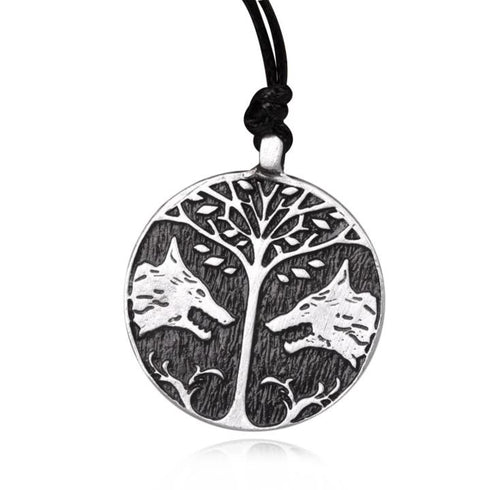 Collier Loup Nature (Acier)