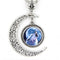 Collier Loup Pleine Lune (Acier)