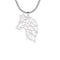 Collier Loup Symbole (Acier)