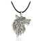 Collier Tête de Loup Nordique (Acier)