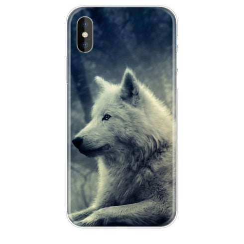 Coque Iphone Loup Arctique