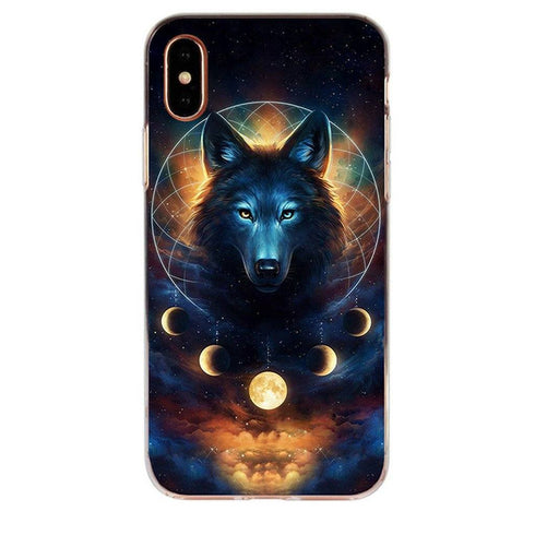 Coque Iphone Loup Astral