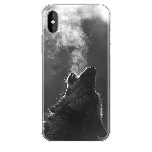 Coque Iphone Loup Hurlant