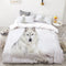 Housse de Couette Loup Blanc