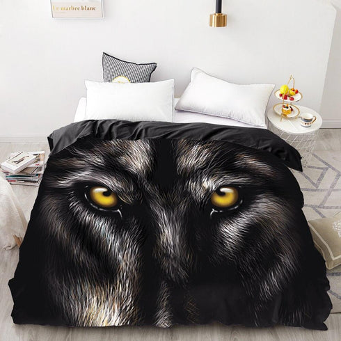 Housse de Couette Loup Yeux de Loup