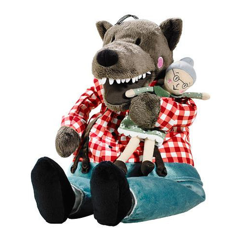 Peluche Loup et Grand Mère
